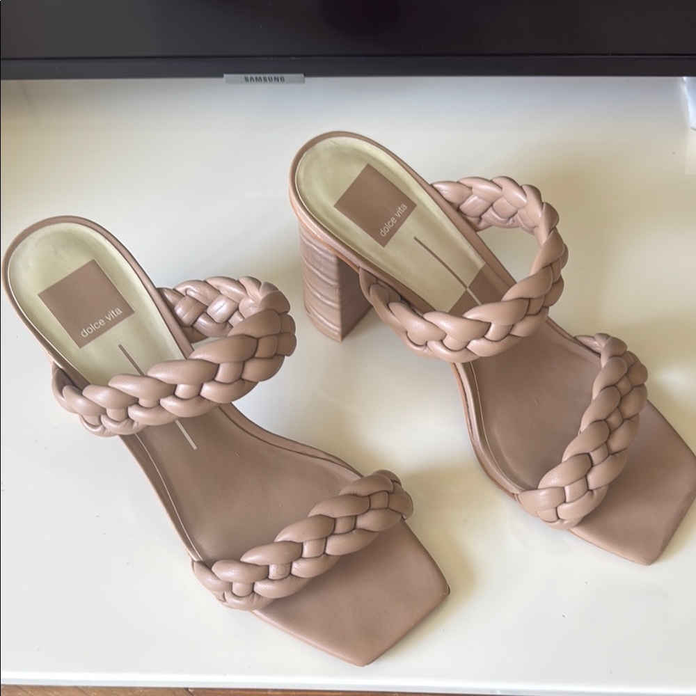 Dolce Vita Paily Braided Heeled Sandals